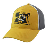 Missouri Tigers Mizzou NCAA 2 Tone Gold/Gray Team Logo Adjustable Hat